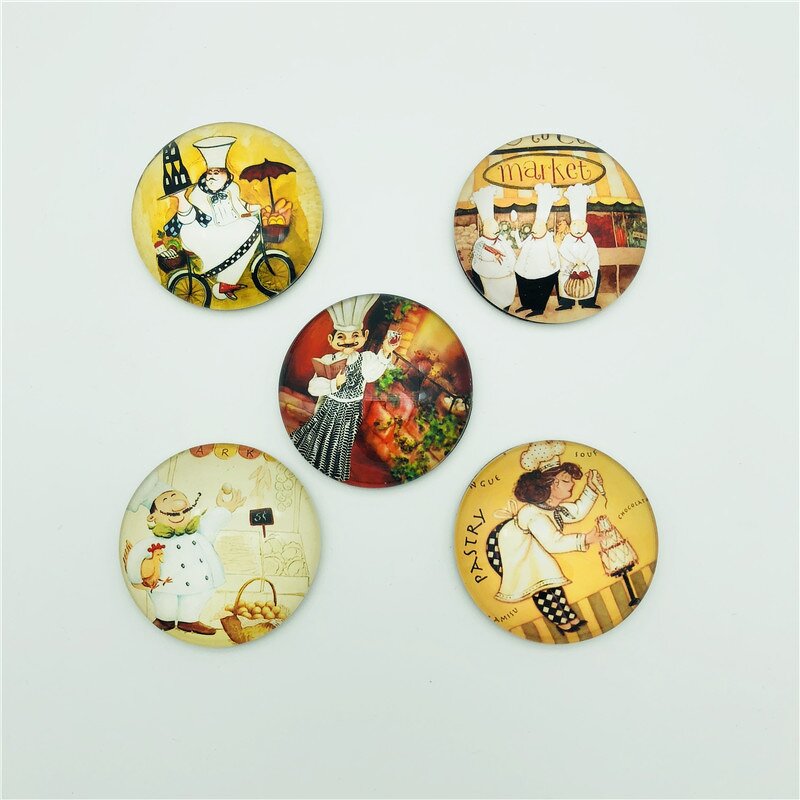 Fridge Magnet Factory - OEM LY-F1009 Glass Refrigerator Magnets