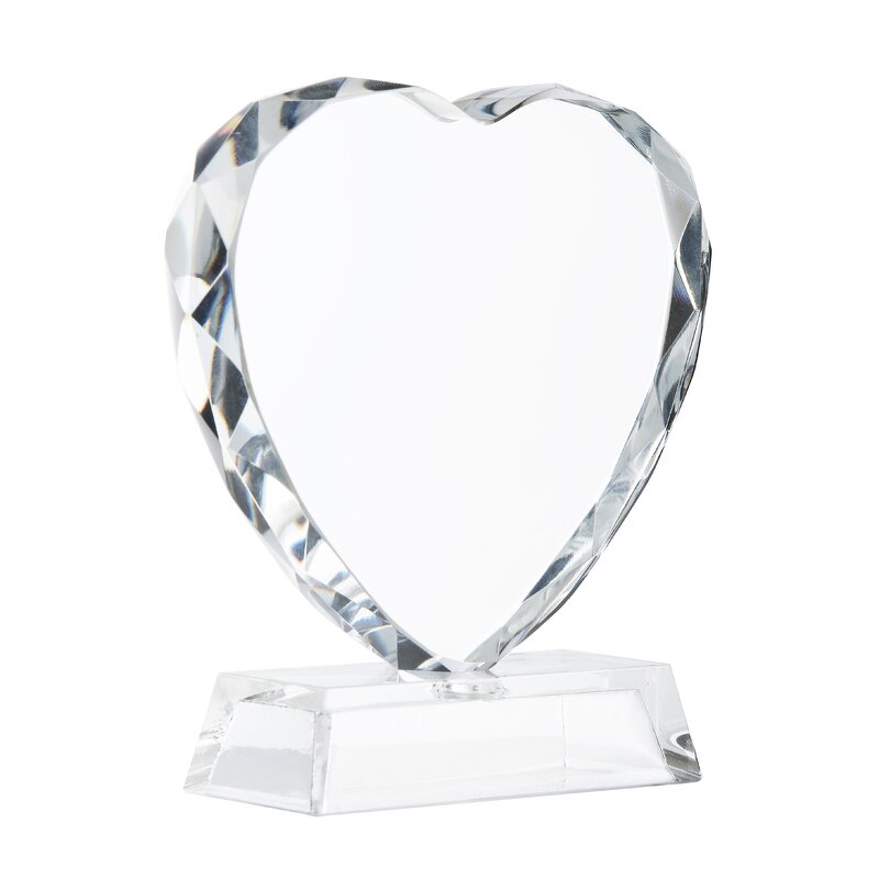 Crystal Paperweight Supplier - OEM Wholesale Custom Sublimation Heart