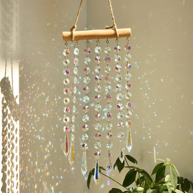 Wind Chime Manufacturer - OEM Hanging Wood Crystal Icicle Prisms