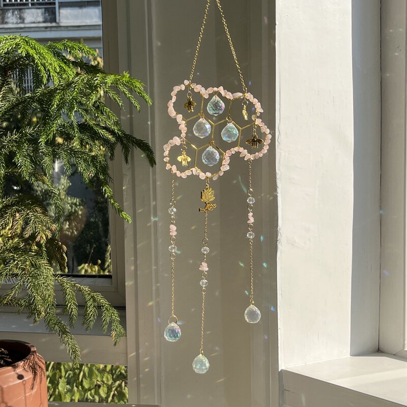 Sun Catcher Supplier - OEM Wholesale Hanging Crystal Gem Suncatcher