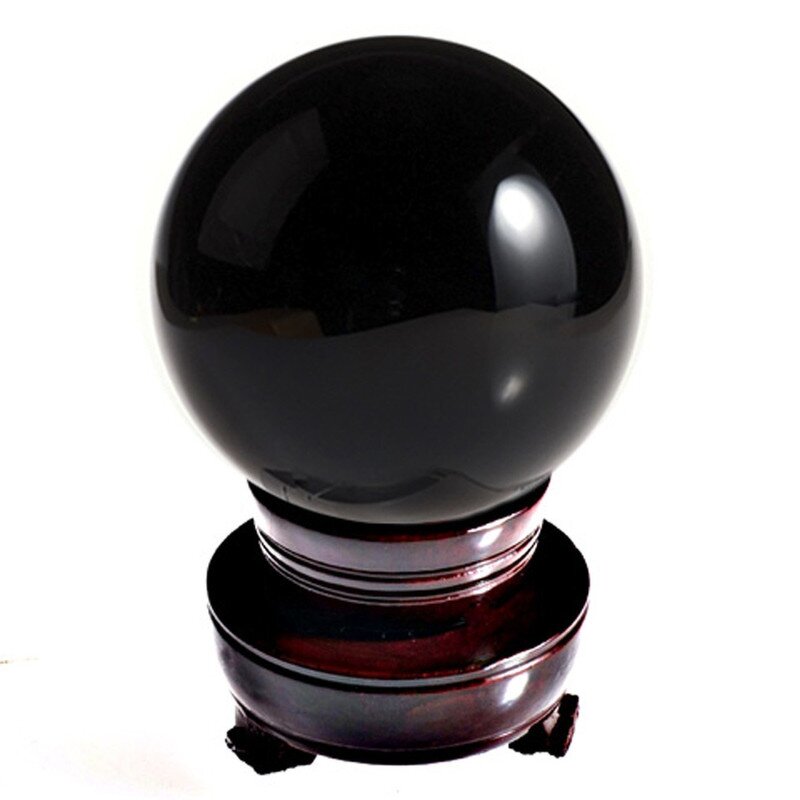 Crystal Glass Ball Manufacturer - OEM Wholesale Custom K9 Black pink