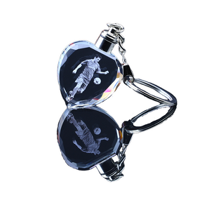 Crystal Keychain Factory - OEM Factory Dropshipping Custom 3d Heart