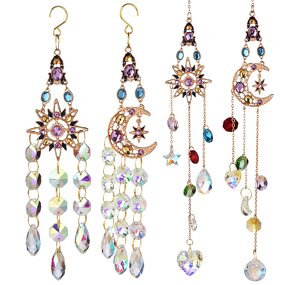 Sun Catcher Manufacturer - OEM Hanging DIY Crystal Moon Star Kit