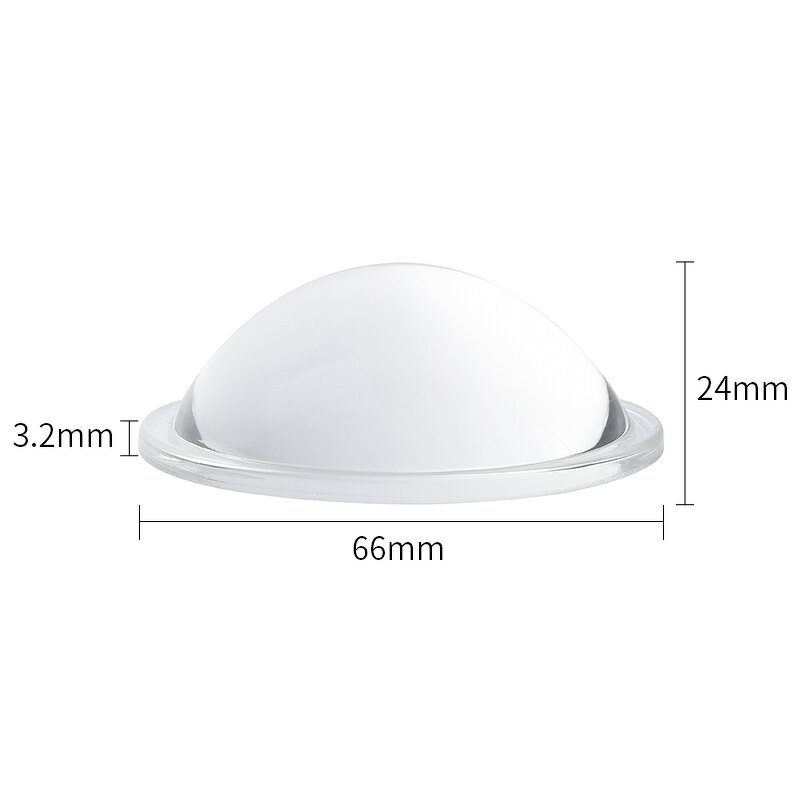 Glass Lens Factory - OEM Wholesale 66mm Optical clear Cob for Sunset