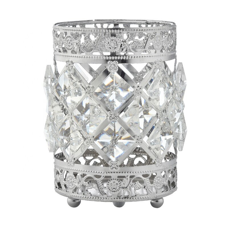 Crystal Candle Holder Supplier - OEM Luxury European Metal Brass Set