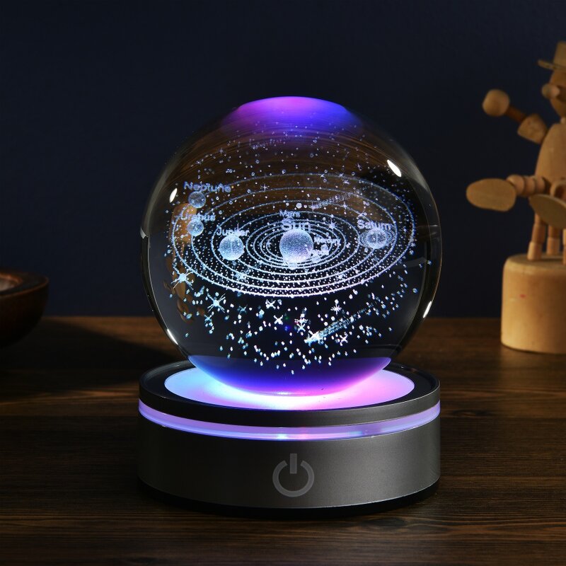 Crystal Ball Night Light Supplier - OEM Various Styles Plastic Wooden Led