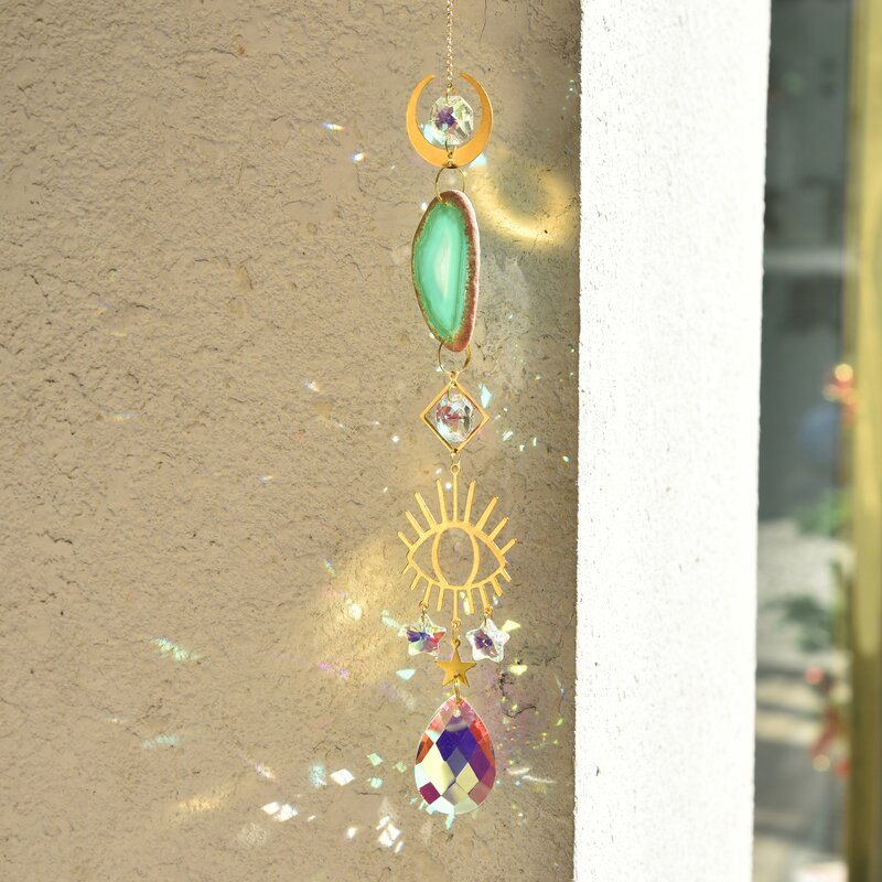 Sun Catcher Manufacturer - OEM Wholesale Hanging Gold Crystal Suncatchers