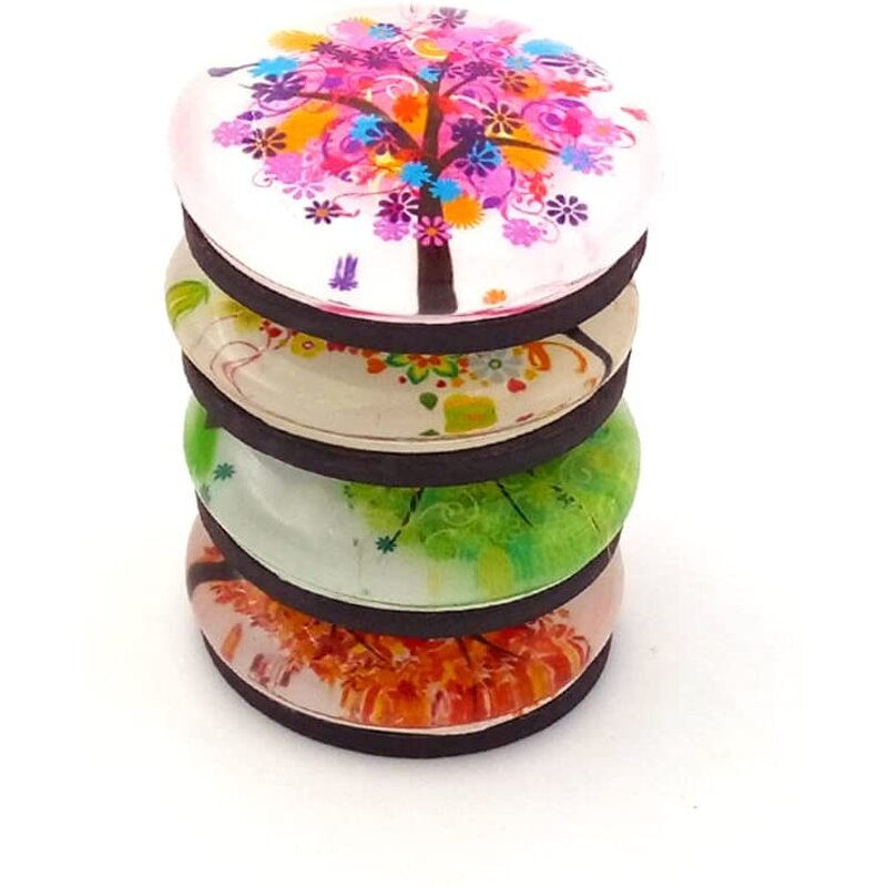 Fridge Magnet Supplier - OEM Wholesale Custom 4 Pack Crystal Glass