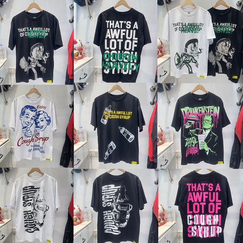 T-Shirt Manufacturer - OEM 100% Cotton AWFUL LOT T-shirt Oversized