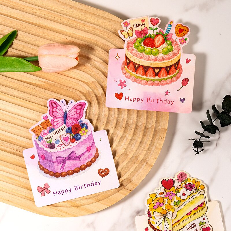 Birthday Card Factory - OEM 9.8x13.6cm Cheap Cute Printing Fruit
