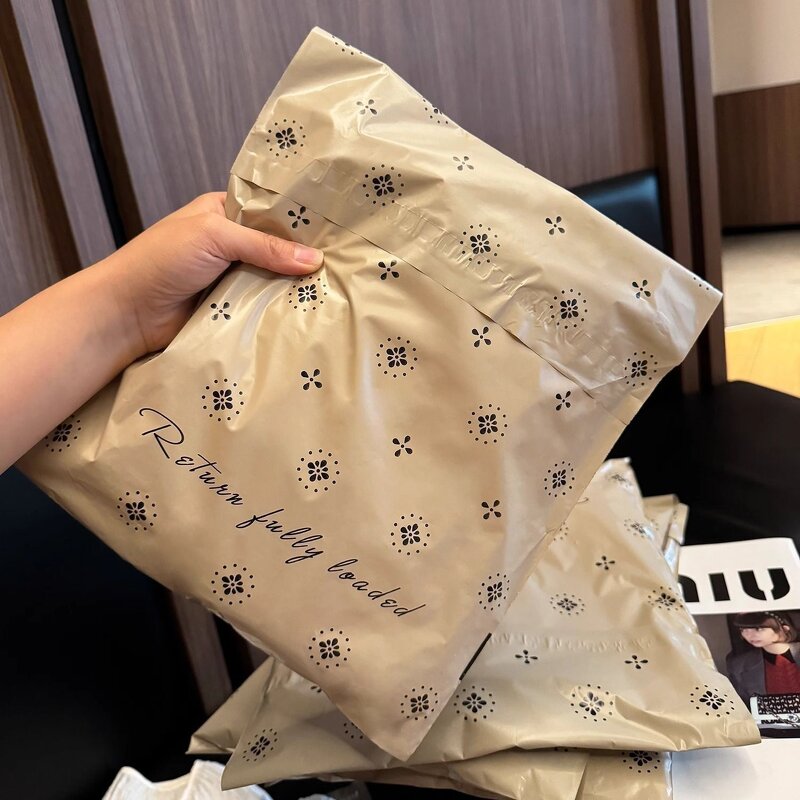 Poly Mailers Supplier - OEM Brown Cute Dog Courier Shipping Bag