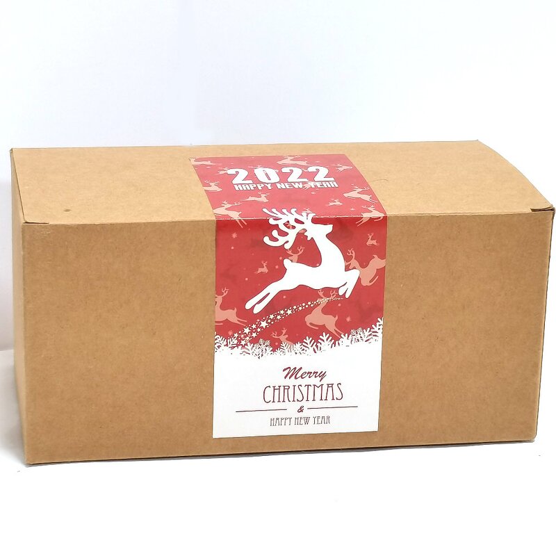 Packaging Label Supplier - OEM 50pcs Bag 6x15cm Christmas Stickers
