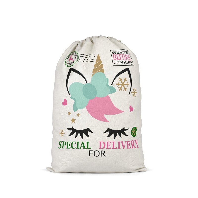 Christmas Sack Supplier - OEM 2025 Large Cheap Decorative Candy Bag