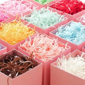 Shredded Paper Manufacturer - OEM Wholesale Best Price 2 Bags 58 Color