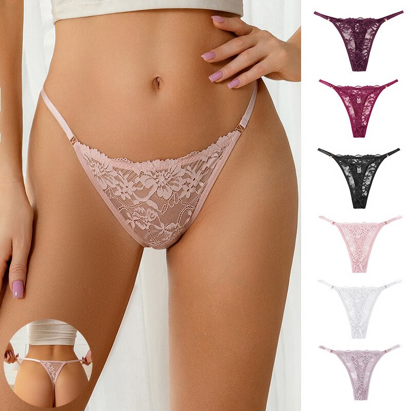 G String Panties Supplier - OEM High Quality Lace Low Waist Erotic