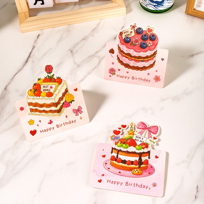 Birthday Card Factory - OEM 9.8x13.6cm Cheap Cute Printing Fruit