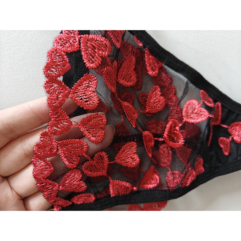 Valentine Underwear Manufacturer - OEM High Quality Free Custom Rhinestone