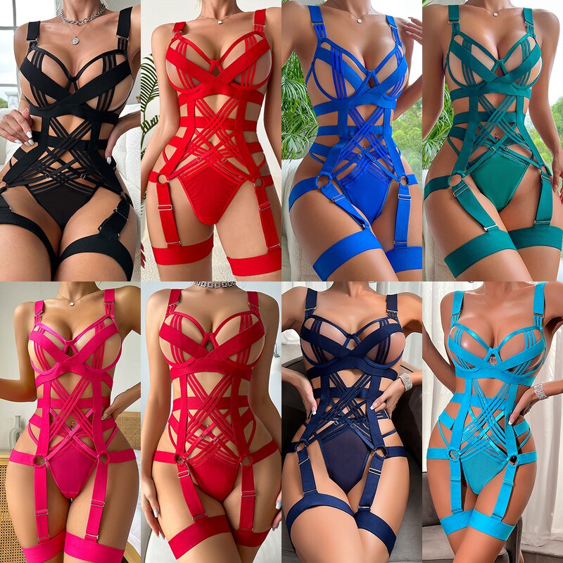 Lingerie Set Manufacturer - OEM B23410 Plus Size XXL Bandage