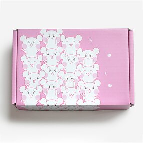 Corrugated Box Factory - OEM Eco Friendly Custom Logo Flower Printing