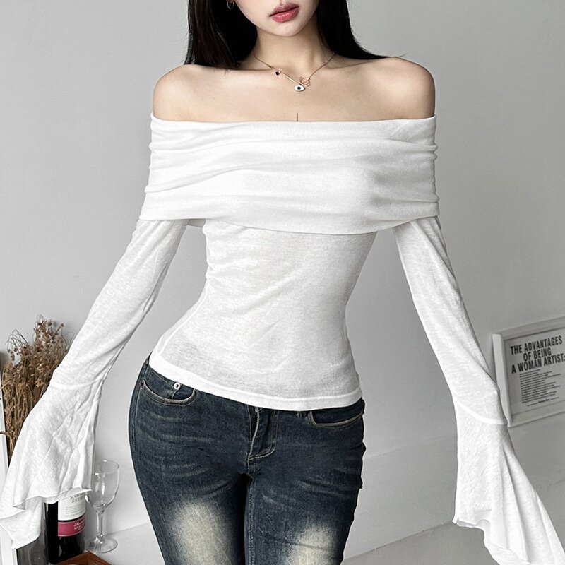 Tops Manufacturer - OEM Best Quality Fitted Off-Shoulder Slim
