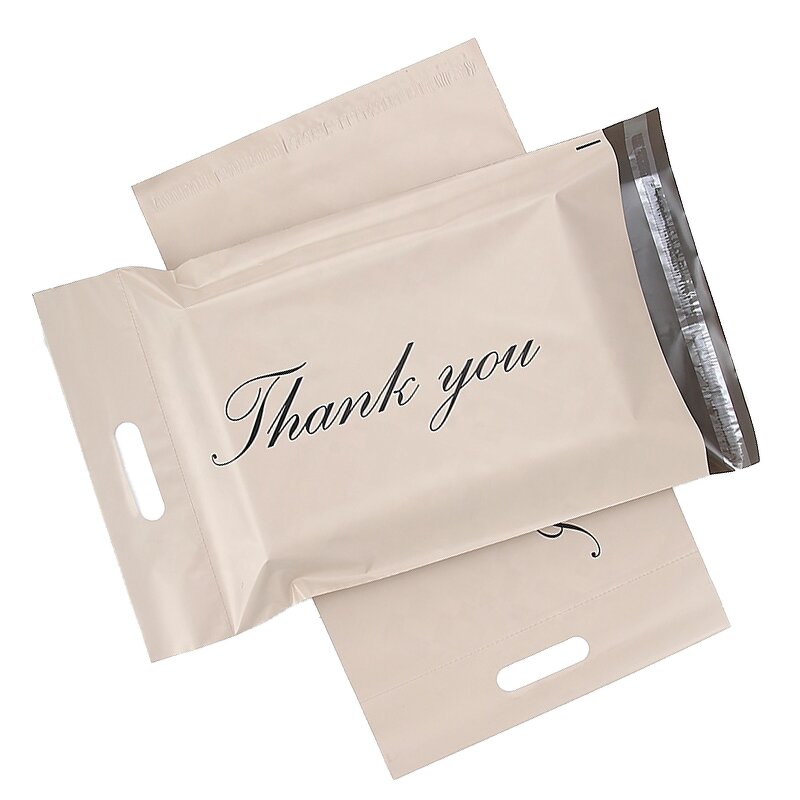 Mailing Bags Manufacturer - OEM RTS Pink Thank You 40X55cm Custom