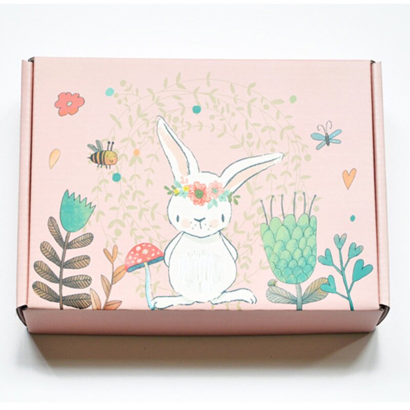 Corrugated Box Factory - OEM Eco Friendly Custom Logo Flower Printing