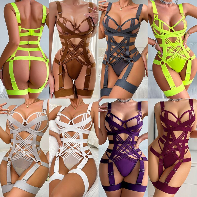 Lingerie Set Factory - OEM B23405 Wholesale 4XL Harness Bandage
