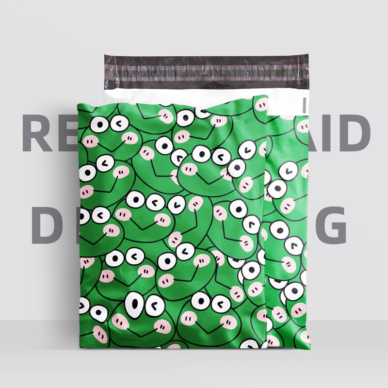Poly Mailer Factory - OEM Fast Shipping 10x13 Cute rainbow Frog