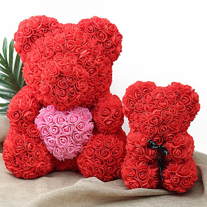 Artificial Rose Supplier - OEM 3.5cm 500PCS PE Foam Teddy Bear