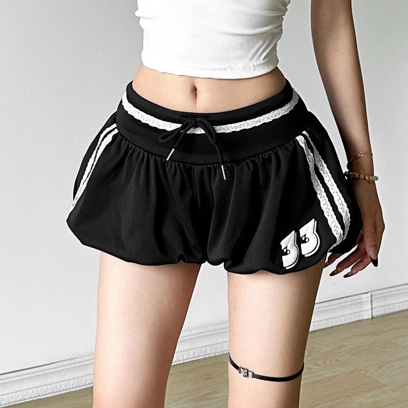 Shorts Factory - OEM 2024 Fashion Girls Low Waist Bubble Hot