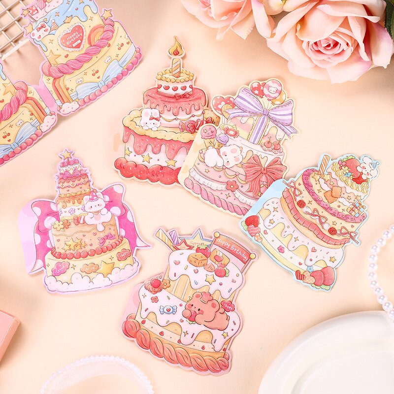 Thank You Card Supplier - OEM 9.8x6.8cm High Quality Flower Printing