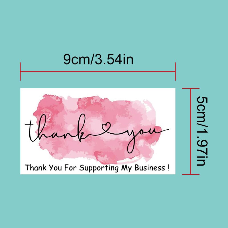 Thank You Card Manufacturer - OEM 50pcs/bag 5x9cm Lip Gorgeous