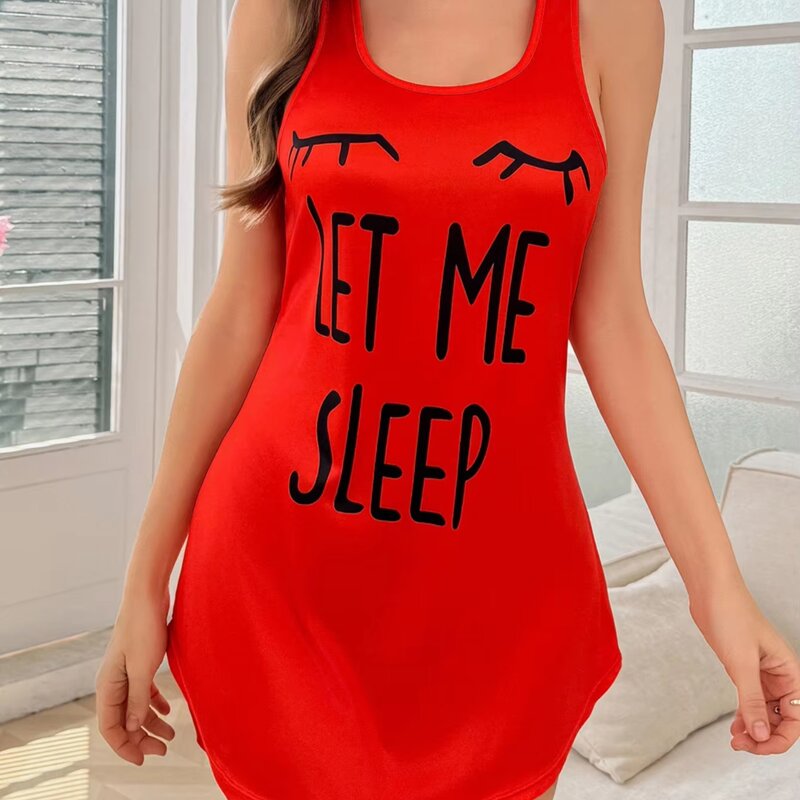 Nightdress Manufacturer - OEM J100009 2025 Best Selling Red Sleepwear