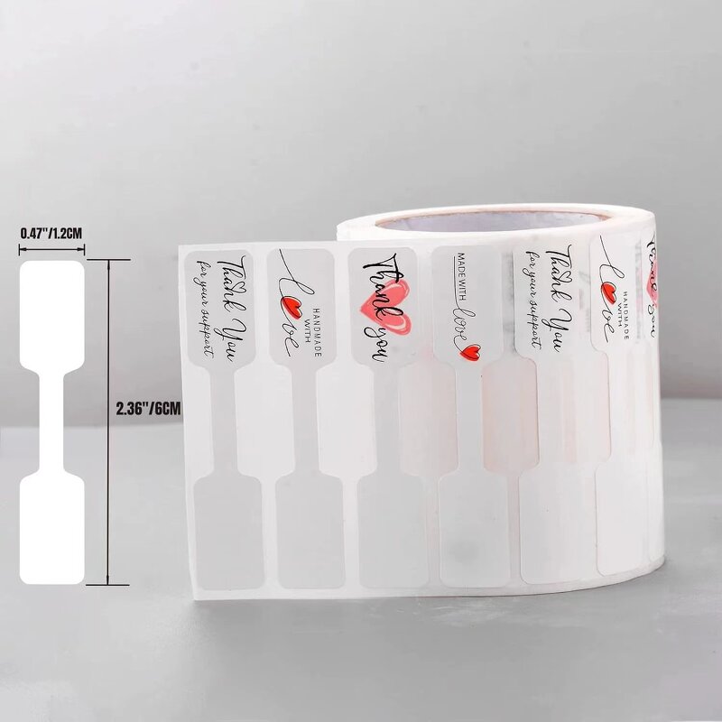 Jewelry Sticker Manufacturer - OEM 1.2x6cm 500 Pieces/roll Price Tag