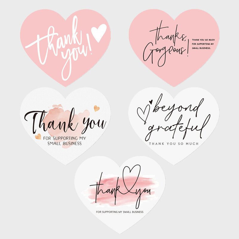 Thank You Card Supplier - OEM Stock Wholesale 9x5cm Small Business