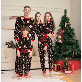 Family Pyjamas Manufacturer - OEM High Quality Matching XMAS New Year
