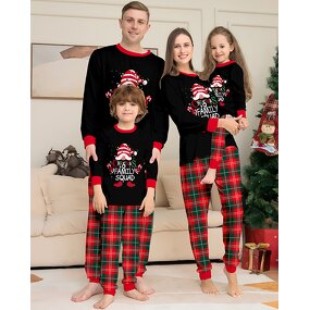 Christmas Pajamas Manufacturer - OEM Stock Matching Set Family Adult