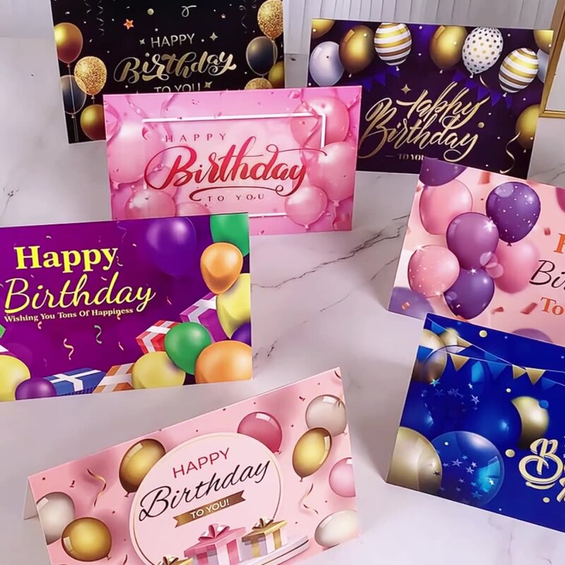 Birthday Card Manufacturer - OEM 15x20cm Cheap Cute Balloon Paper