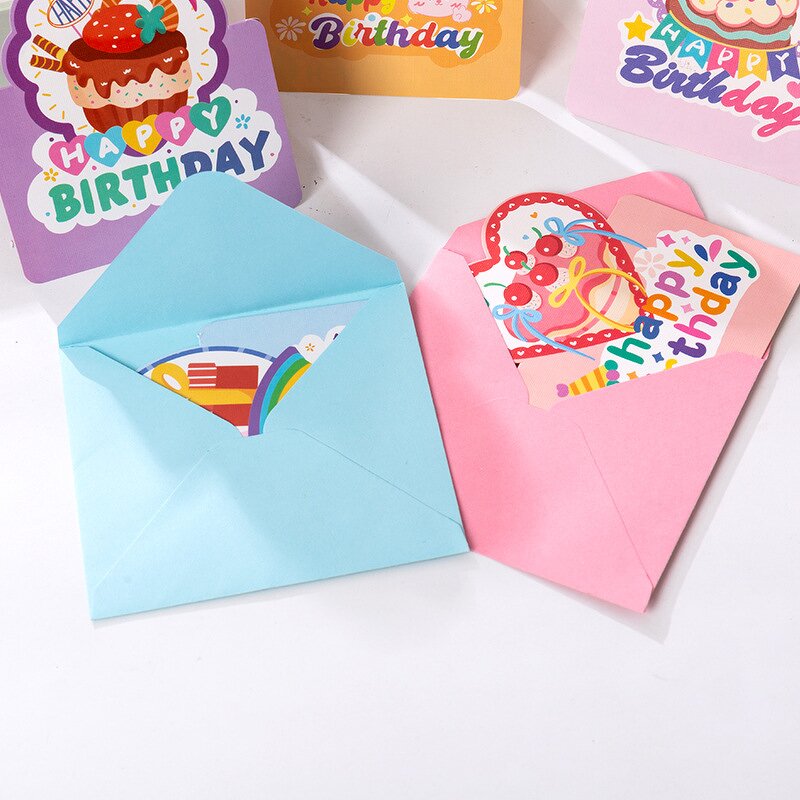 Birthday Card Supplier - OEM 9.8x13.6cm Cheap Cute Animal Paper
