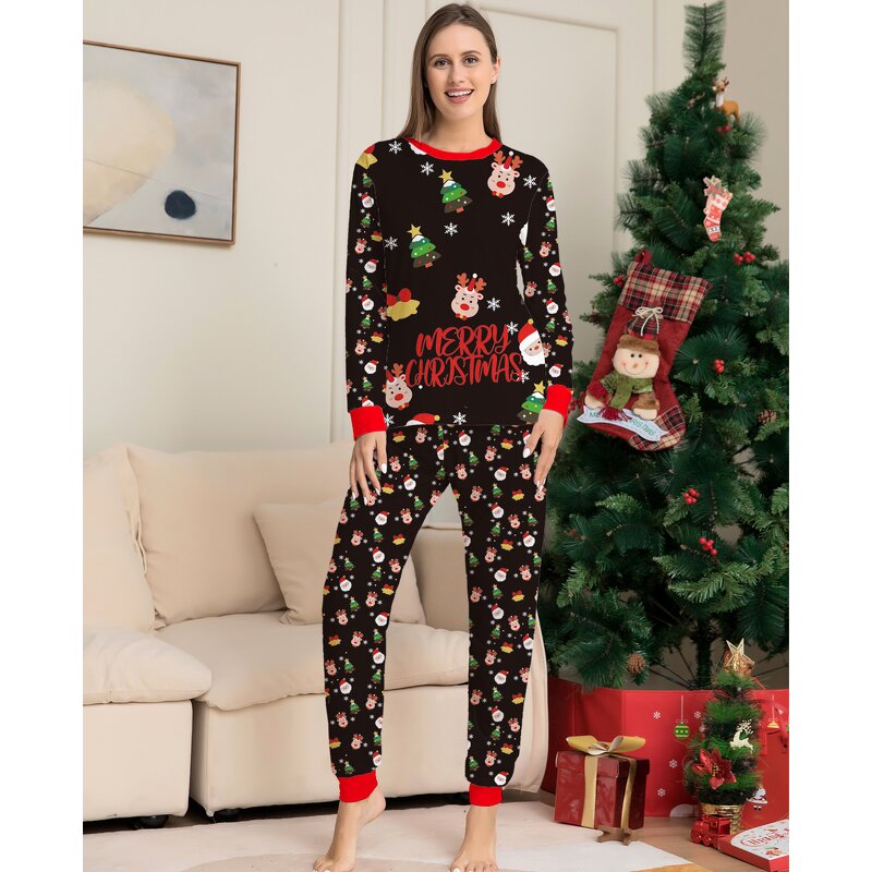 Family Pyjamas Manufacturer - OEM High Quality Matching XMAS New Year