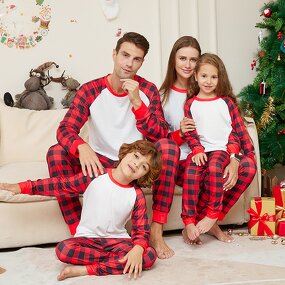 Christmas Pajamas Factory - OEM 2024 Sublimation Polyester Custom Print