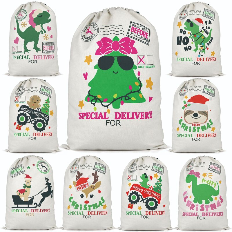 Christmas Gift Bag Manufacturer - OEM 2025 New Sublimation Polyester