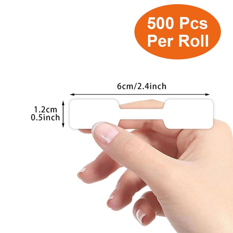 Jewelry Sticker Manufacturer - OEM 1.2x6cm 500 Pieces/roll Price Tag