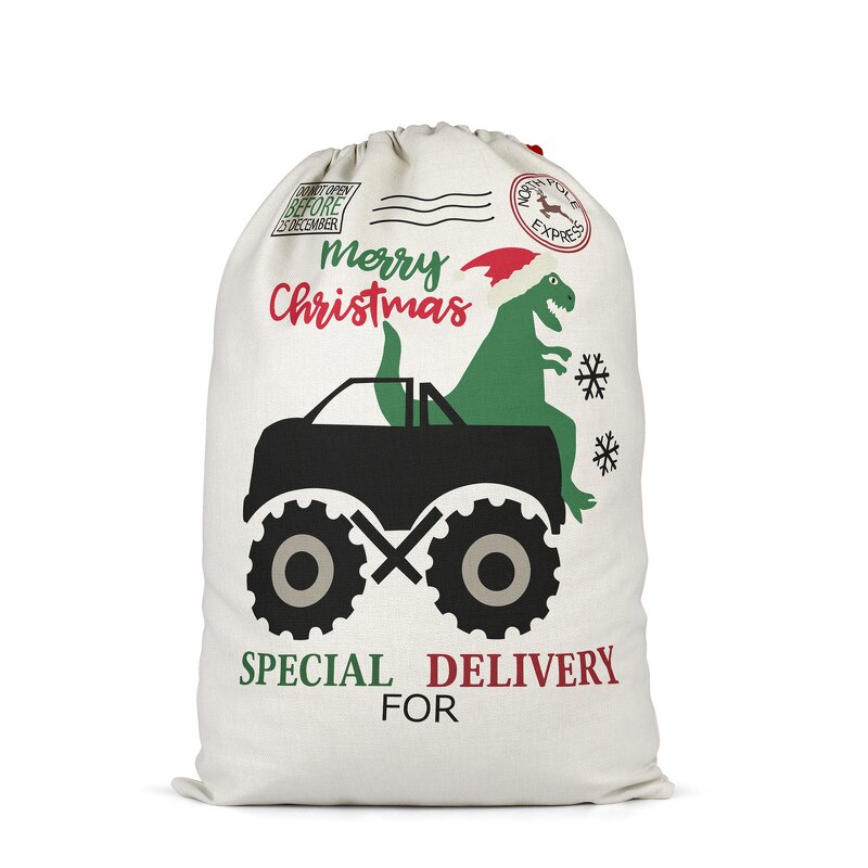 Christmas Sack Supplier - OEM 2025 Large Cheap Decorative Candy Bag