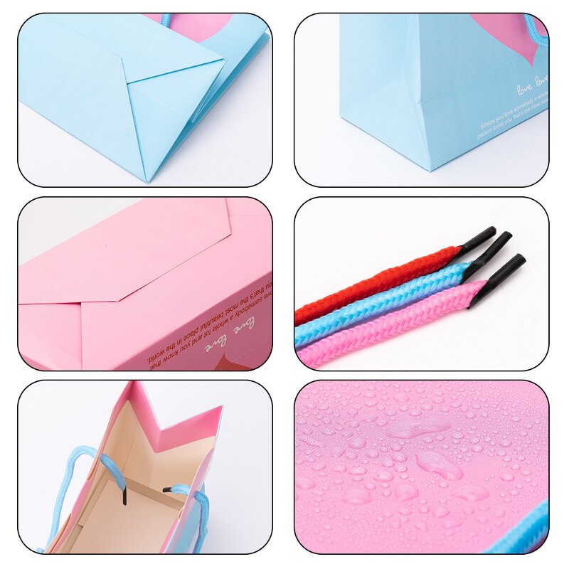 Gift Bag Supplier - OEM Stock 2023 New Craft Paper Heart Love