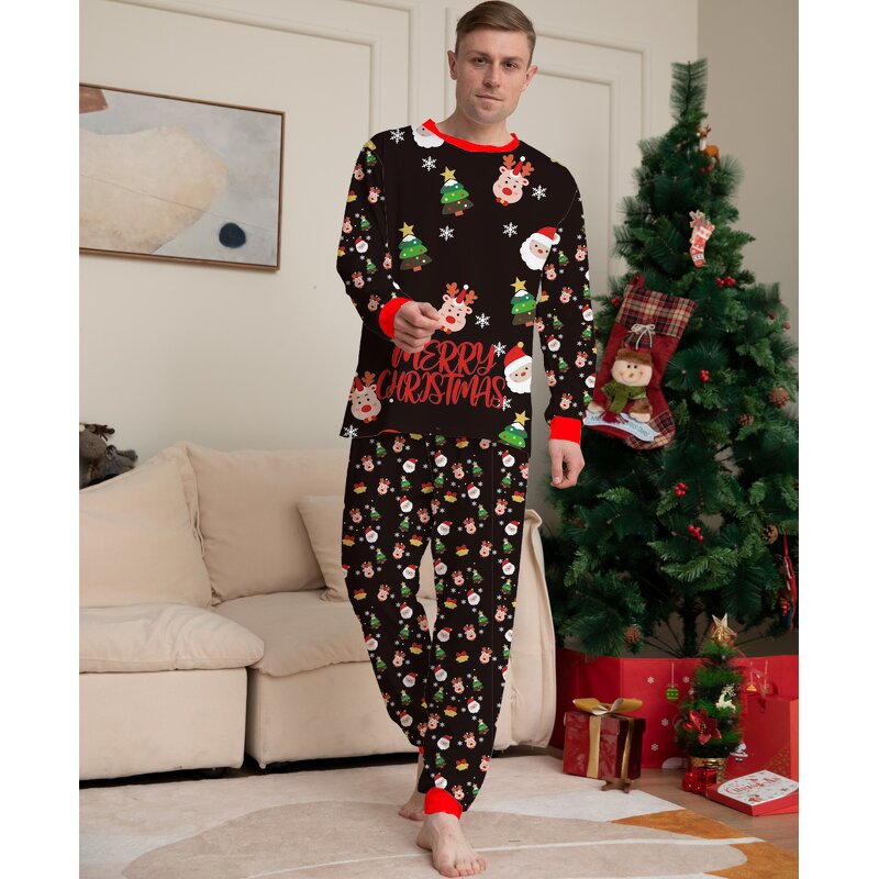 Family Pyjamas Manufacturer - OEM High Quality Matching XMAS New Year