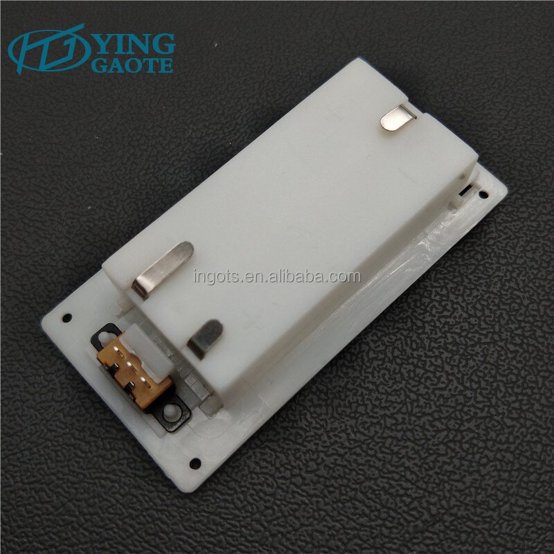 Battery Holder Factory - White Embedded 3V AAA X2 Panel Surface Mounted Pack