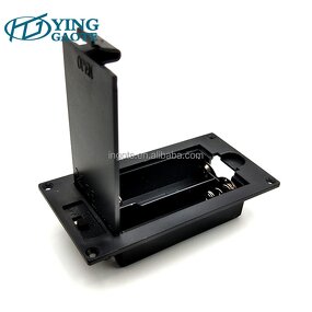 Battery Box Factory - Black Flip Embedded 3V 2AA Panel Surface Mounted Pack