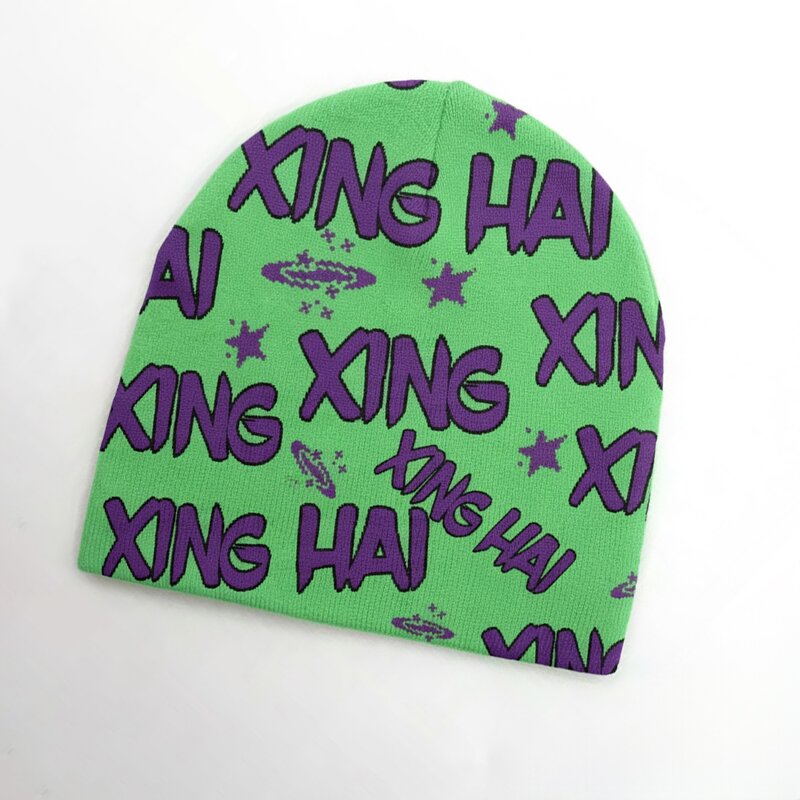 Winter Beanie Manufacturer - OEM Custom All Over Print Jacquard Beanie