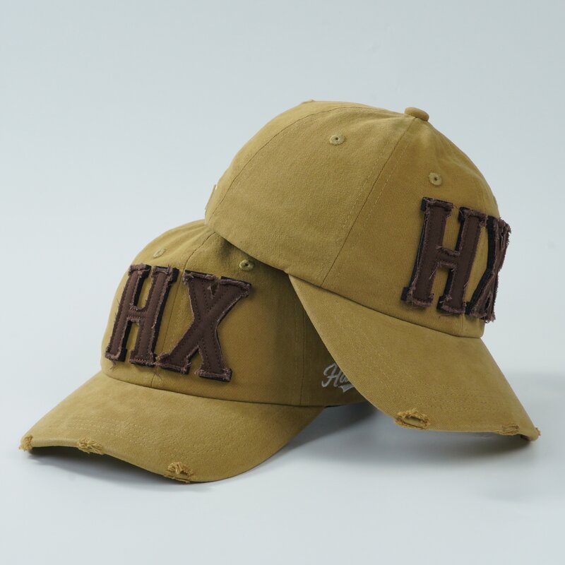 Dad Hat Factory - OEM Custom Letter Embroidery Washed Cap